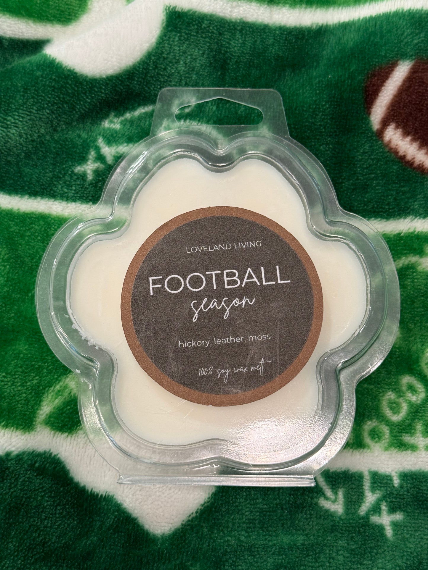 Football Season Pawprint Wax Melt