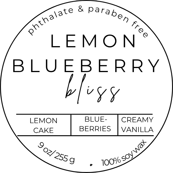Lemon Blueberry Bliss Signature 9 oz Vessel