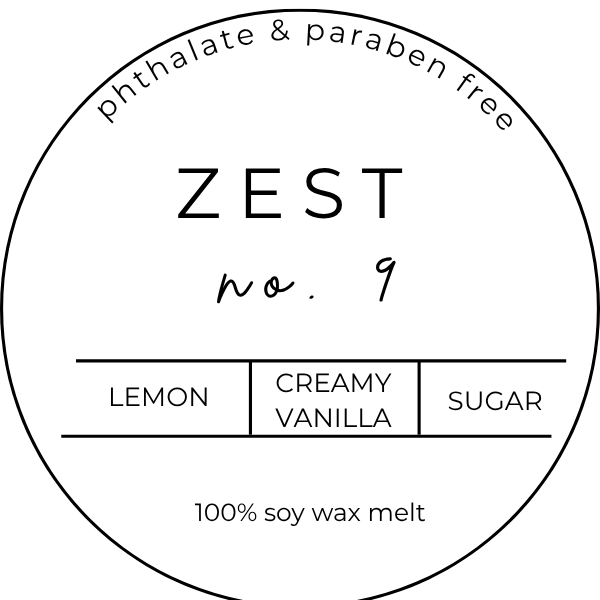 Zest No. 9 Signature Wax Melts