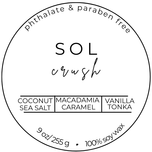 Sol Crush Signature 9 oz vessel