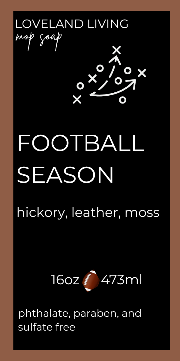 Football Season Mop Soap