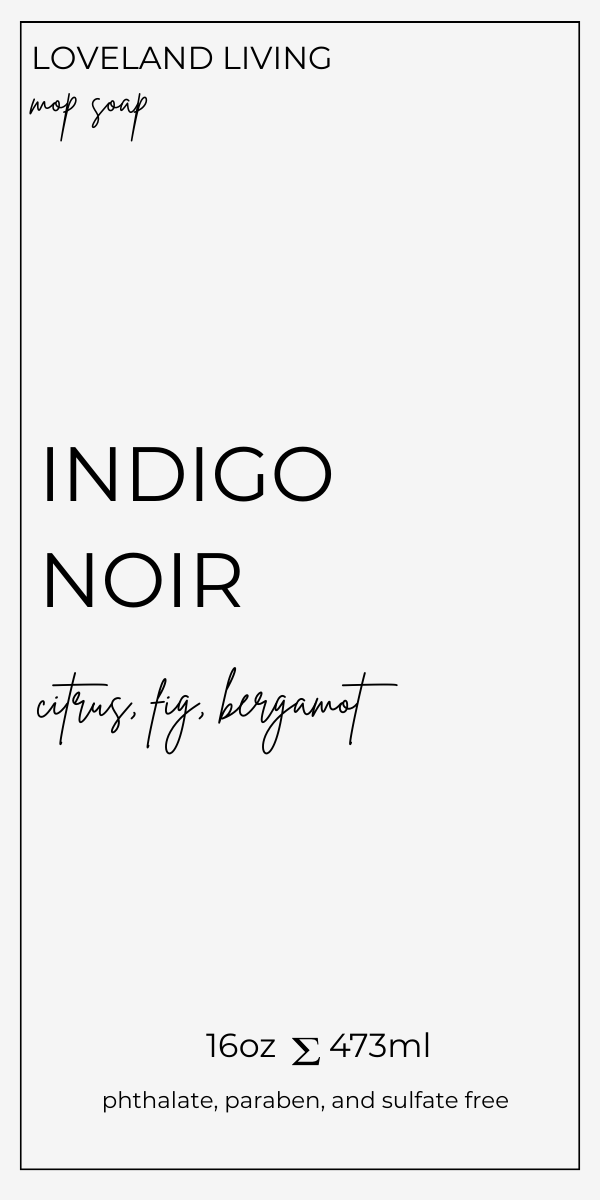Indigo Nior Signature Mop Soap