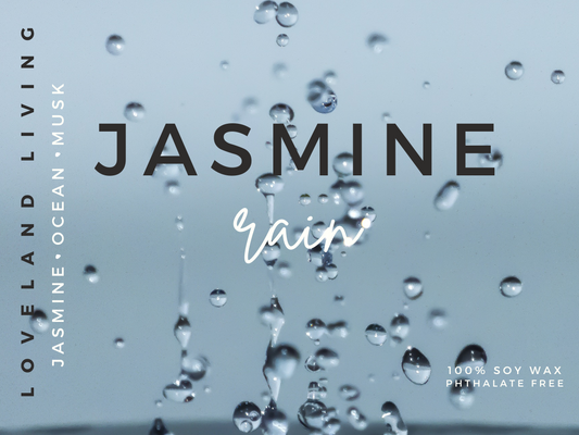 Jasmine Rain | 8oz Signature Black Vessel