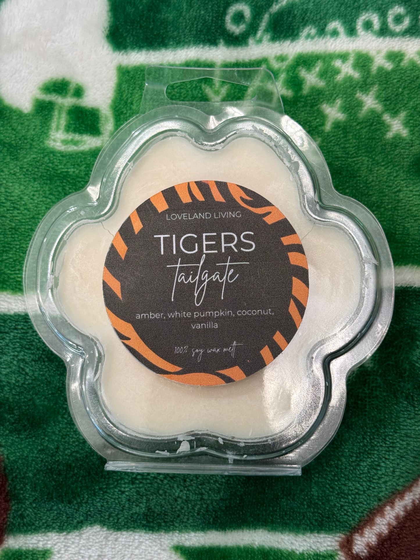 Tigers Tailgate Pawprint Wax Melt
