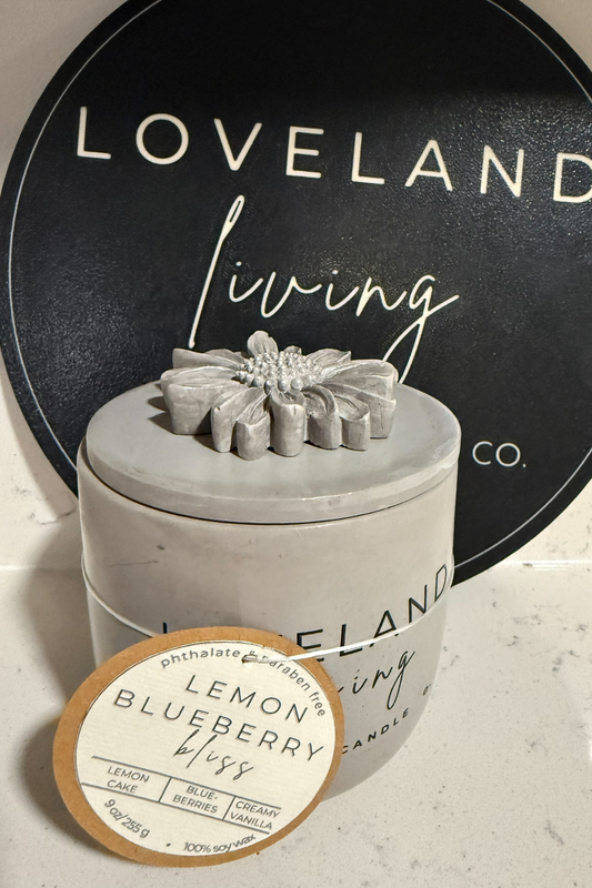 Lemon Blueberry Bliss Signature 9 oz Vessel