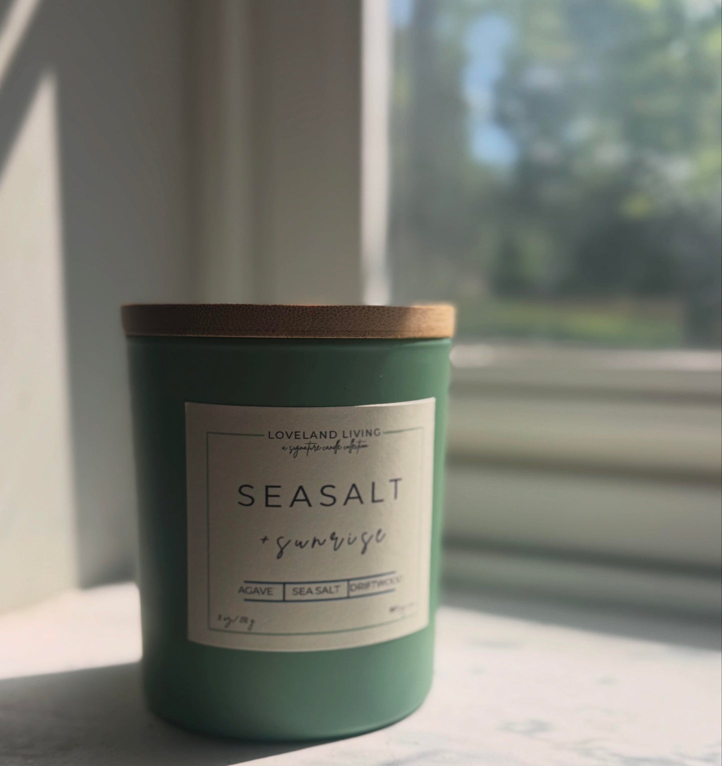 Sea Salt Sunrise Signature 8oz ceramic vessel