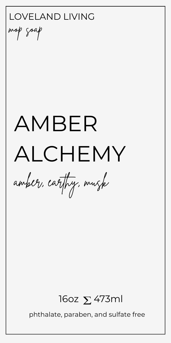 Amber Alchemy Signature Mop Soap