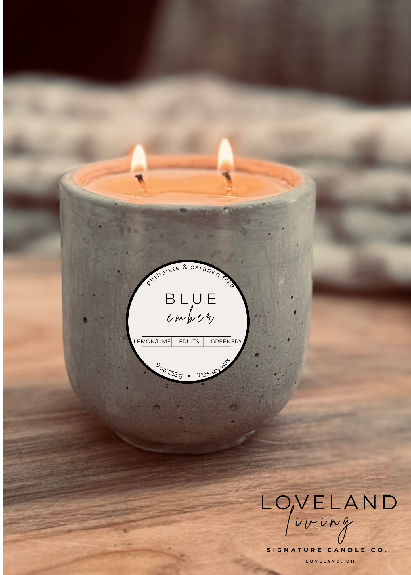 Blue Ember Signature 9 oz vessel
