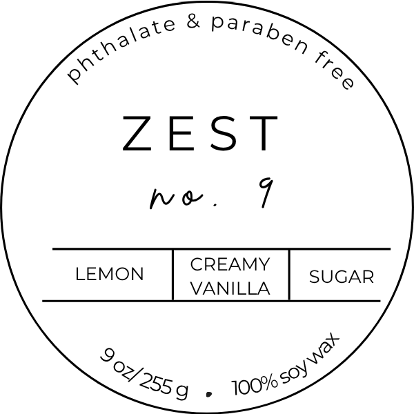 Zest No. 9 Signature 9 oz vessel